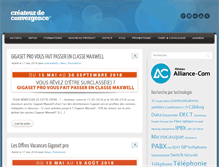 Tablet Screenshot of createurdeconvergence.com